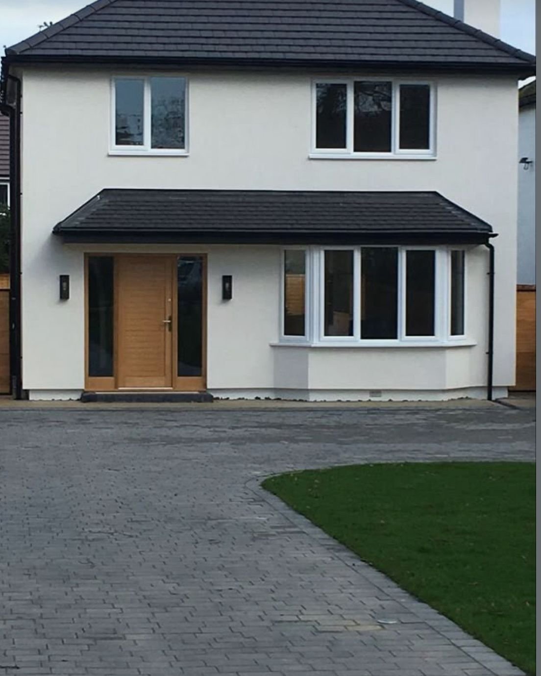 Block paving driveway installation completed in Bromley by A1 All Weather Property Solutions.